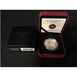 2013 $10 FINE SILVER COIN "MAPLE LEAF" (ROYAL CANADIAN MINT)