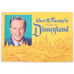 1963 WALT DISNEY'S GUIDE TO DISNEYLAND BOOKLET