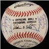 Image 5 : 1991 NATIONAL LEAGUE CHAMPS ATLANTA BRAVES SIGNED BASEBALL W/ PENDLETON/  JUSTICE/ MERCIER (JSA LOA)