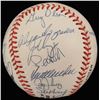 Image 6 : 1991 NATIONAL LEAGUE CHAMPS ATLANTA BRAVES SIGNED BASEBALL W/ PENDLETON/  JUSTICE/ MERCIER (JSA LOA)