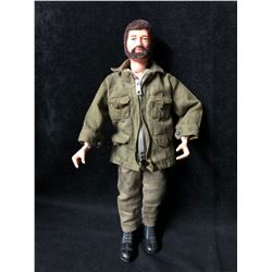 1970'S ADVENTURE TEAM G.I JOE FIGURE W/ HARLEY DAVIDSON MOTORCYCLE