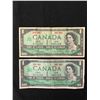 Image 1 : 1967 (1867-) Bank of Canada $1 Dollar Date Notes Centennial of Canadian Confederation (Uncirculated)