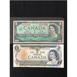 VINTAGE 1967 & 1973 CANADIAN BANKNOTES