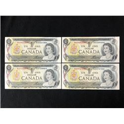1973 CANADIAN ONE DOLLAR BANKNOTES LOT