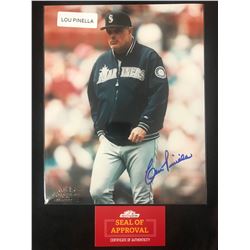 LOU PINELLA SIGNED 8 X 10 PHOTO W/ COA