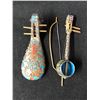 Image 2 : TIBETAN SILVER MINI HAND PAINTED INSTRUMENTS