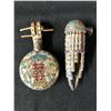 Image 2 : TIBETAN SILVER MINI HAND PAINTED INSTRUMENTS