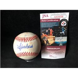 Jhoulys Chacin Signed Rawlings Baseball (JSA COA)