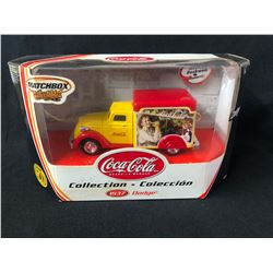 2001 Matchbox Coca Cola 1937 Dodge Norman Rockwell 50th Anniversary