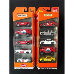 MATCHBOX COCA-COLA GIFT 5 PACK MATTEL WHEELS LOT
