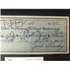 Image 2 : JACK SHARKEY SIGNED BANK CHEQUE (JSA COA)