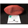 Image 1 : JOE MONTANA & DAN MARINO SIGNED FOOTBALL (SUPER GREETINGS COA)