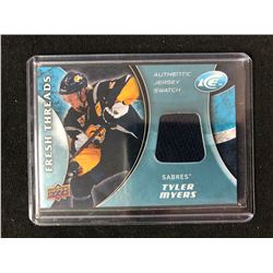 2009-10 UPPER DECK ICE TYLER MYERS FRESH THREADS HOCKEY CARD