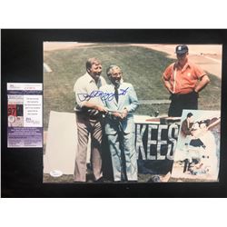 PHIL RIZZUTO SIGNED 11 X 14 PHOTO (JSA COA)