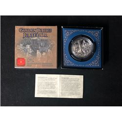 2002 BRILLIANT UNCIRCULATED DOLLAR GOLDEN JUBILEE (ROYAL CANADIAN MINT)