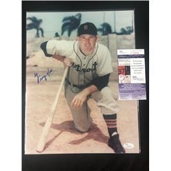 GEORGE KELL SIGNED 11 X 14 PHOTO (JSA COA)