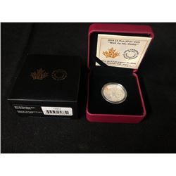 2014 $3 FINE SILVER COIN "WAIT FOR ME, DADDY" (ROYAL CANADIAN MINT)