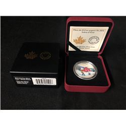2015 $10 FINE SILVER COIN "WINTER SCENE" (ROYAL CANADIAN MINT)