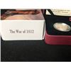 Image 4 : 2012 $4 FINE SILVER COIN "HEROES OF 1812-TECUMSEH" (ROYAL CANADIAN MINT)
