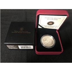 2013 $10 FINE SILVER COIN "YEAR OF THE SNAKE" (ROYAL CANADIAN MINT)