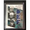 Image 1 : 2009-10 O-PEE-CHEE PREMIER TRIOS DELZOTTO/ GILROY/ SAUER GAME USED JERSEY HOCKEY CARD