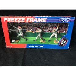 1997 STARTING LINE-UP FREEZE FRAME BASEBALL DISPLAY (CHIPPER JONES) ATLANTA BRAVES