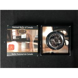 2001 CANADA 50th ANNIVERSARY NATIONAL BALLET PROOF SILVER DOLLAR COIN (RCM)