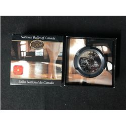 2001 CANADA 50th ANNIVERSARY NATIONAL BALLET PROOF SILVER DOLLAR COIN (RCM)