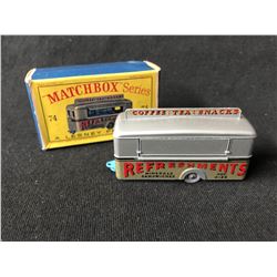 Vintage Matchbox Lesney #74 Mobile Canteen Trailer