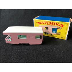 Vintage Lesney Matchbox Series #23 Caravan Trailer