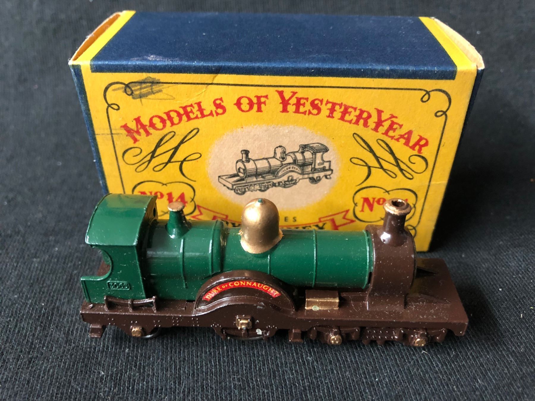 MATCHBOX MODELS OF YESTERYEAR 'DUKE OF CONNAUGHT' TRAIN ENGINE NO.14
