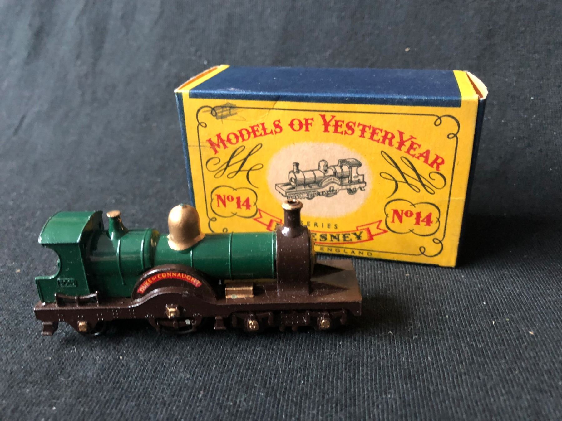 MATCHBOX MODELS OF YESTERYEAR 'DUKE OF CONNAUGHT' TRAIN ENGINE NO.14