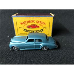Vintage Lesney Moko Matchbox #44 Rolls Royce Silver Cloud Metal Wheels XLNT 1958