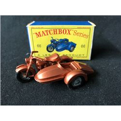 MATCHBOX LESNEY MOKO 1-75 HARLEY DAVIDSON MOTORCYCLE #66