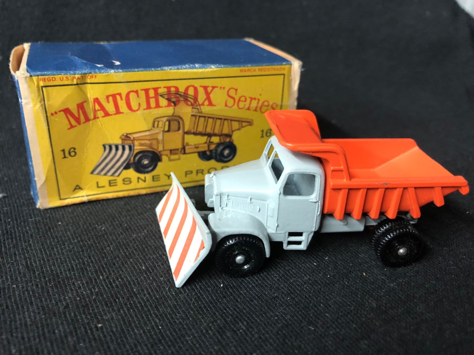 matchbox snow plow