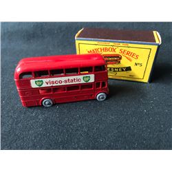 Vintage Lesney Matchbox Series #5 LONDON ROUTEMASTER BUS