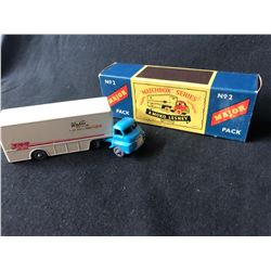 Matchbox Lesney Major Pack #2 Bedford Truck+Trailer - Halls Ice Cream
