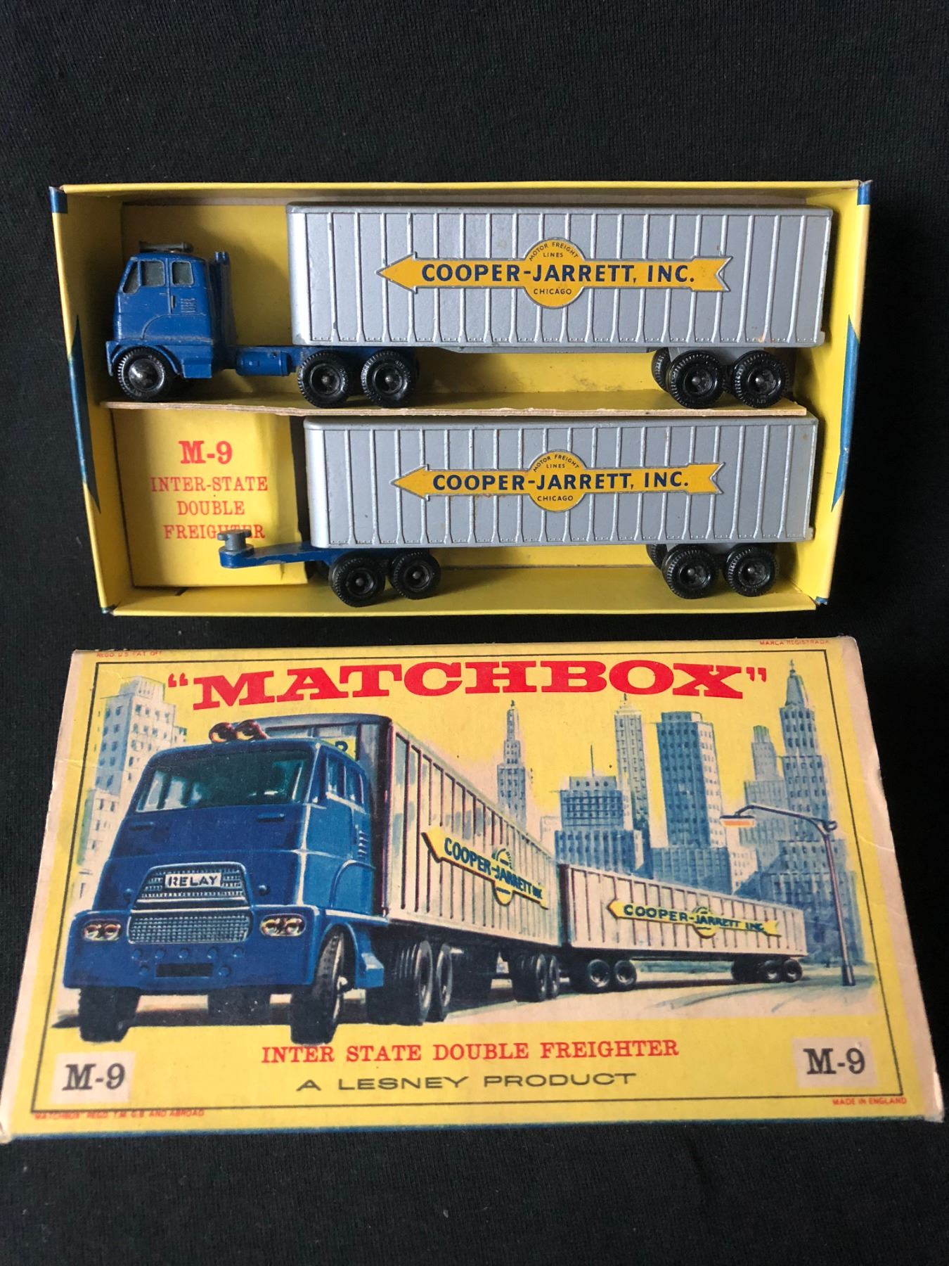 Camion Matchbox M9 Interstate Double Freighter - Modélisme Camion Matchbox M9 Interstate Double Freighter - Modélisme