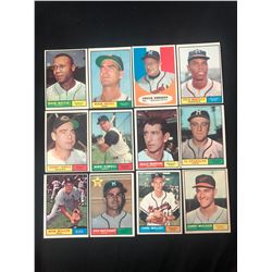 1961 TOPPS BASEBALL CARD LOT