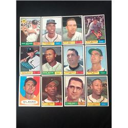 1961 TOPPS BASEBALL CARD LOT