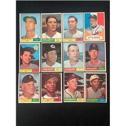 1961 TOPPS BASEBALL CARD LOT