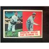 Image 1 : 1961 TOPPS BASEBALL #403 BROOKLYN - BOSTON PLAY 26 - INNING TIE