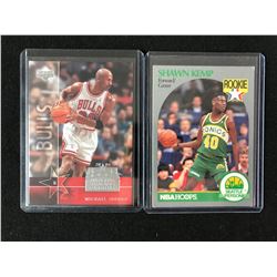 MICHAEL JORDAN/ SHAWN KEMP BASKETBALL TRADING CARDS LOT