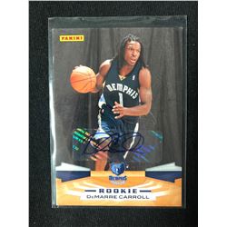 2009-10 Panini #327 DeMarre Carroll Memphis Grizzlies Rookie Basketball Card