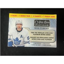 2018-19 Upper Deck O-Pee-Chee Platinum Hockey Cards 5+1 Bonus pk Blaster Box FS