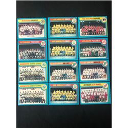 1979-80 O-PEE-CHEE HOCKEY TEAM CARD LOT