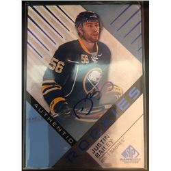 2016-17 SP Game Used Blue Rookie Auto Justin Bailey