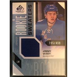 2016-17 SP Game Used Rookie Sweaters Jimmy Vesey