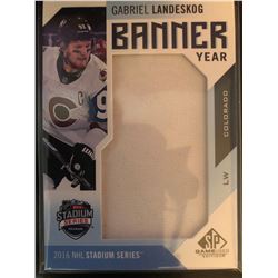 2016-17 Sp Game Used Banner Year Gabriel Landeskog