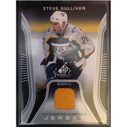 2006-07 SP Game Used Authentic Fabrics Steve Sullivan